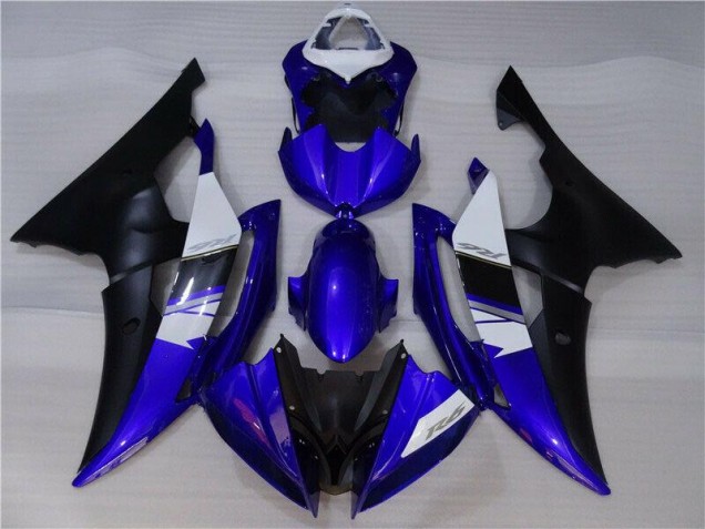 2008-2016 Blue Black Yamaha YZF R6 Replacement Fairings UK Factory 2008-2016 Blue Black Yamaha YZF R6 Replacement Fairings UK Factory