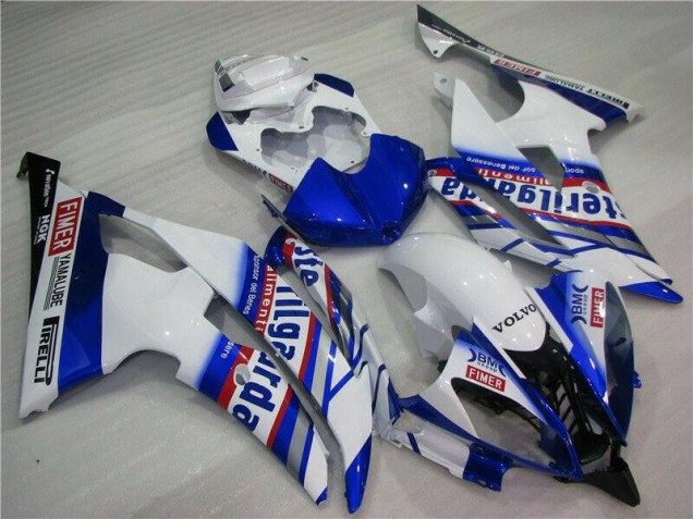 2008-2016 White Blue Sterilgarda Volvo Yamaha YZF R6 Motorcycle Fairing UK Factory