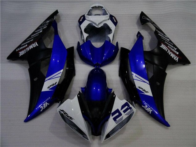 2008-2016 Blue White Black YEC 23 Yamaha YZF R6 Motorbike Fairing UK Factory 2008-2016 Blue White Black YEC 23 Yamaha YZF R6 Motorbike Fairing UK Factory