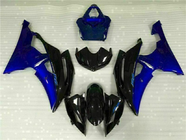 2008-2016 Blue Black Yamaha YZF R6 Motorcyle Fairings UK Factory 2008-2016 Blue Black Yamaha YZF R6 Motorcyle Fairings UK Factory