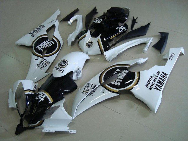 2008-2016 Black Lucky Strike Yamaha YZF R6 Motor Bike Fairings UK Factory 2008-2016 Black Lucky Strike Yamaha YZF R6 Motor Bike Fairings UK Factory