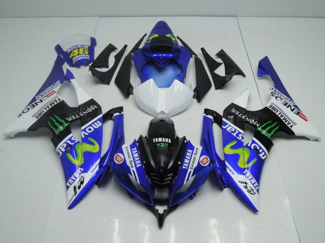 2008-2016 New Movistar Yamaha YZF R6 Motorcycle Fairing Kit UK Factory