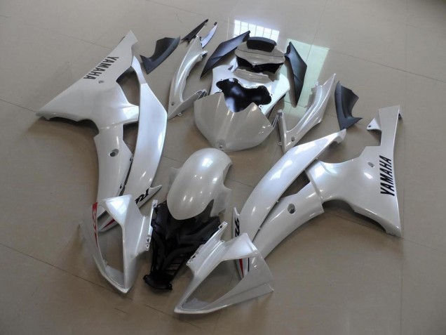 2008-2016 Pearl White OEM Style Yamaha YZF R6 Motorbike Fairing UK Factory 2008-2016 Pearl White OEM Style Yamaha YZF R6 Motorbike Fairing UK Factory