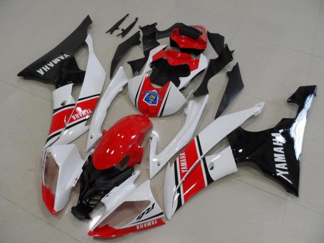 2008-2016 Red White Black Yamaha YZF R6 Bike Fairing Kit UK Factory 2008-2016 Red White Black Yamaha YZF R6 Bike Fairing Kit UK Factory