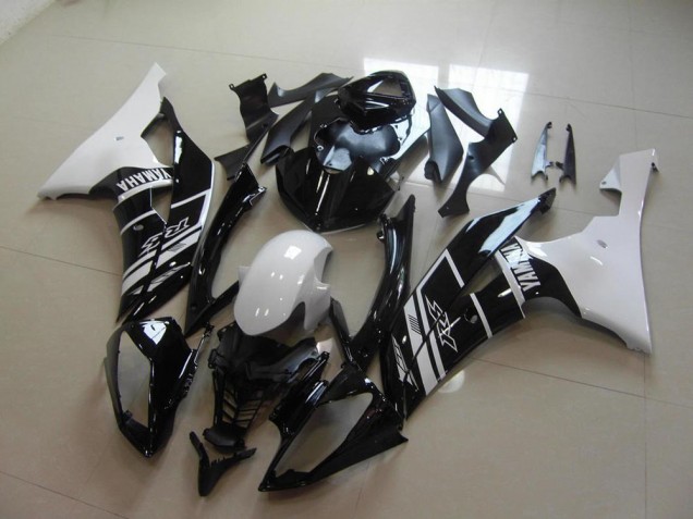 2008-2016 White Black Yamaha YZF R6 Motorcyle Fairings UK Factory 2008-2016 White Black Yamaha YZF R6 Motorcyle Fairings UK Factory
