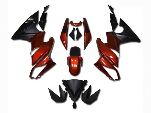 2009-2011 Red Kawasaki EX650 Bike Fairing UK Factory 2009-2011 Red Kawasaki EX650 Bike Fairing UK Factory
