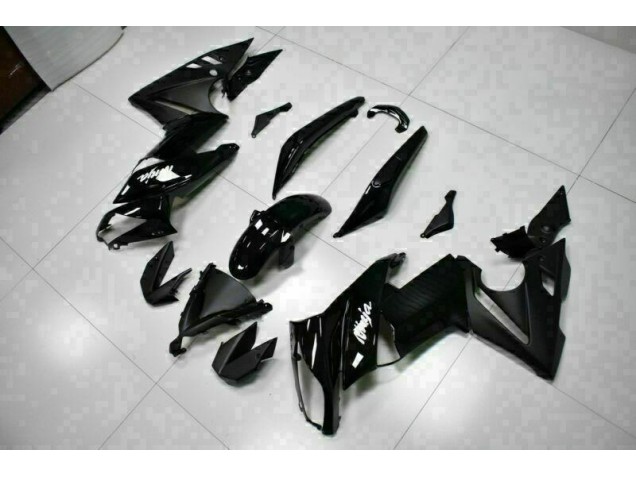 2009-2011 Glossy Black Kawasaki EX650 Bike Fairings UK Factory 2009-2011 Glossy Black Kawasaki EX650 Bike Fairings UK Factory