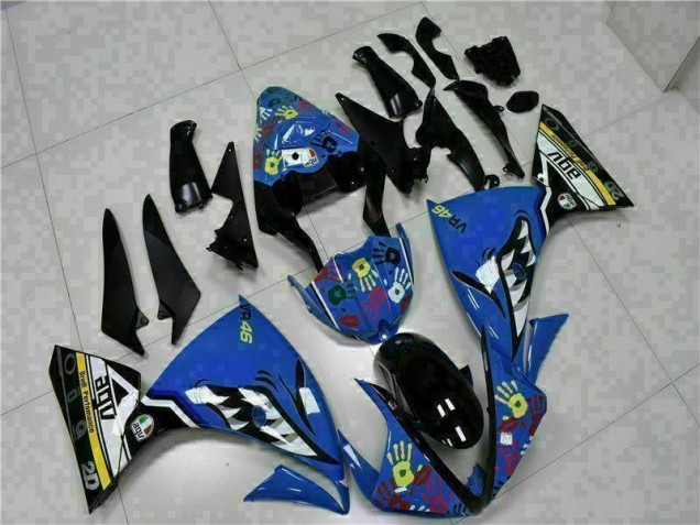 2009-2011 Blue Yamaha YZF R1 Bike Fairings UK Factory 2009-2011 Blue Yamaha YZF R1 Bike Fairings UK Factory