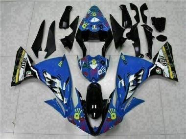 2009-2011 Blue Yamaha YZF R1 Bike Fairings UK Factory