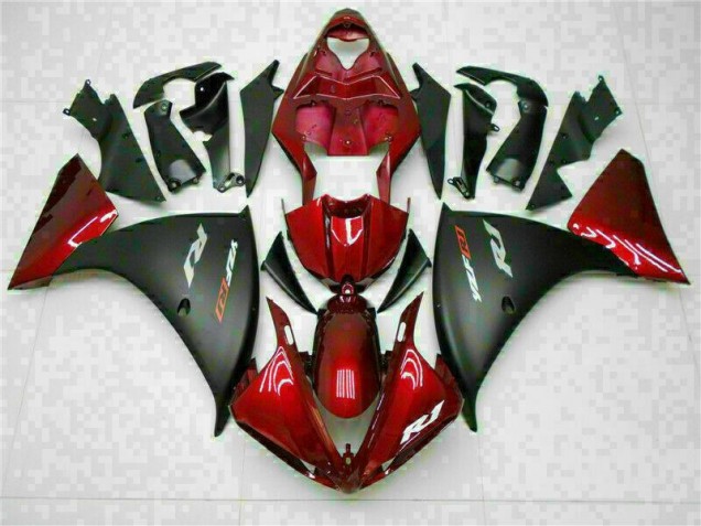 2009-2011 Red Black Yamaha YZF R1 Motorbike Fairing Kits UK Factory 2009-2011 Red Black Yamaha YZF R1 Motorbike Fairing Kits UK Factory