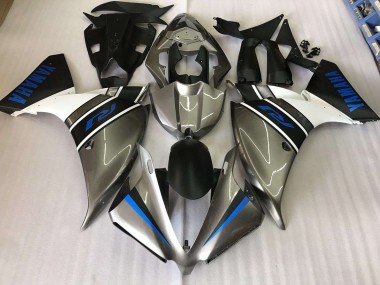 2009-2011 Silver Blue Yamaha YZF R1 Replacement Fairings UK Factory