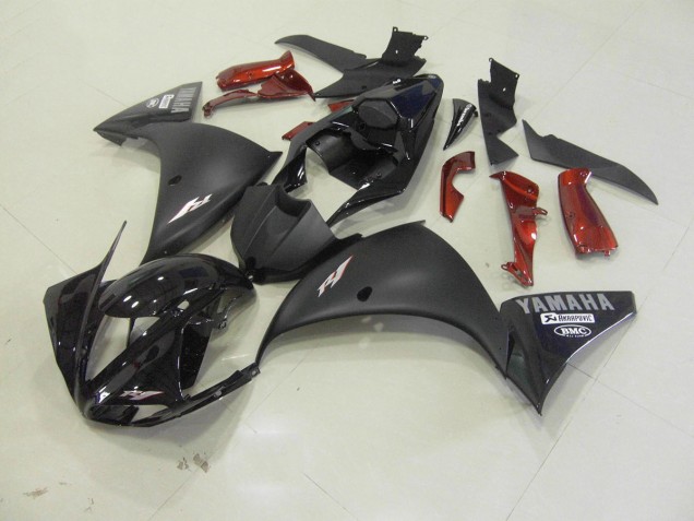 2009-2011 Matte Black Yamaha YZF R1 Motorbike Fairing UK Factory