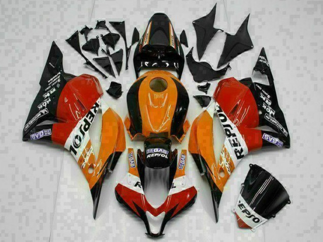 2009-2012 Orange Repsol Honda CBR600RR Motor Fairings UK Factory 2009-2012 Orange Repsol Honda CBR600RR Motor Fairings UK Factory