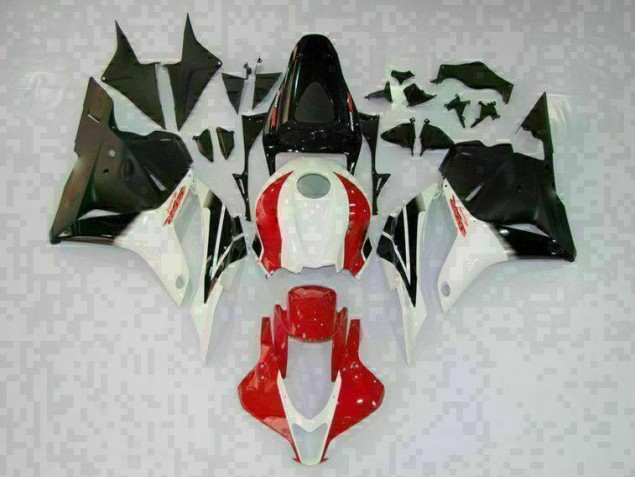 2009-2012 White Black Red Honda CBR600RR Motorcycle Fairings Kit UK Factory 2009-2012 White Black Red Honda CBR600RR Motorcycle Fairings Kit UK Factory