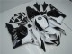 2009-2012 White Black Honda CBR600RR Motorcycle Replacement Fairings UK Factory
