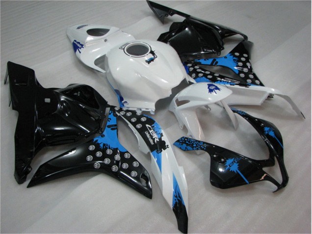 2009-2012 Black White Blue Honda CBR600RR Motor Fairings UK Factory