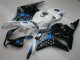 2009-2012 Black White Blue Honda CBR600RR Motor Fairings UK Factory