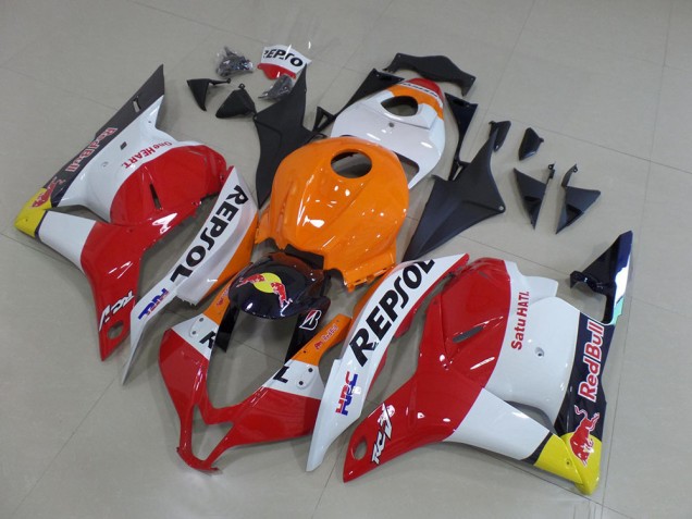 2009-2012 Repsol Red Bull Honda CBR600RR Moto Fairings UK Factory 2009-2012 Repsol Red Bull Honda CBR600RR Moto Fairings UK Factory