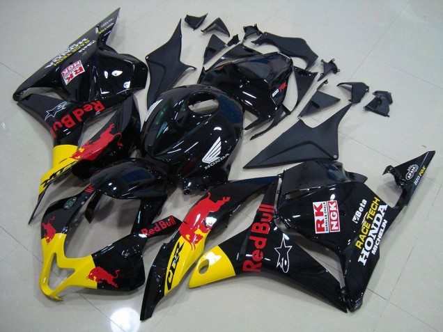 2009-2012 Black Red Bull Honda CBR600RR Replacement Fairings UK Factory 2009-2012 Black Red Bull Honda CBR600RR Replacement Fairings UK Factory