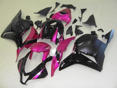 2009-2012 Pink Black Honda CBR600RR Motorcycle Fairings Kit UK Factory