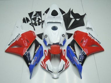 2009-2012 White Motul Red Blue Honda CBR600RR Bike Fairings UK Factory