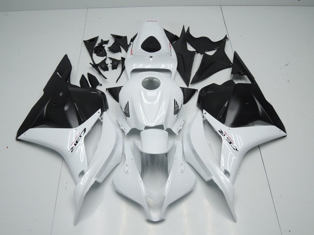 2009-2012 White Matte Black Honda CBR600RR Motorbike Fairing UK Factory
