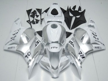 2009-2012 White Silver Repsol Honda CBR600RR Bike Fairing Kit UK Factory