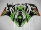2009-2012 Green Black Red Kawasaki ZX6R Bike Fairing UK Factory 2009-2012 Green Black Red Kawasaki ZX6R Bike Fairing UK Factory