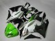 2009-2012 Green Black White 25 Kawasaki ZX6R Bike Fairings UK Factory 2009-2012 Green Black White 25 Kawasaki ZX6R Bike Fairings UK Factory