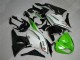 2009-2012 Green Black White 25 Kawasaki ZX6R Bike Fairings UK Factory 2009-2012 Green Black White 25 Kawasaki ZX6R Bike Fairings UK Factory