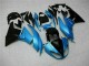 2009-2012 Blue Black Kawasaki ZX6R Motorcyle Fairings UK Factory 2009-2012 Blue Black Kawasaki ZX6R Motorcyle Fairings UK Factory