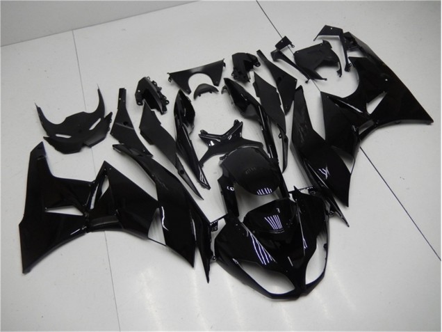 2009-2012 Glossy Black Kawasaki ZX6R Motorbike Fairing UK Factory 2009-2012 Glossy Black Kawasaki ZX6R Motorbike Fairing UK Factory