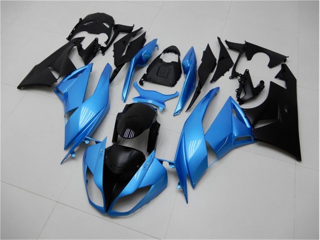 2009-2012 Blue Black Kawasaki ZX6R Motorcycle Fairing Kit UK Factory 2009-2012 Blue Black Kawasaki ZX6R Motorcycle Fairing Kit UK Factory