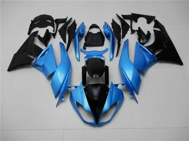 2009-2012 Blue Black Kawasaki ZX6R Motorcycle Fairing Kit UK Factory 2009-2012 Blue Black Kawasaki ZX6R Motorcycle Fairing Kit UK Factory