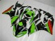 2009-2012 Black Green Red Kawasaki ZX6R Bike Fairing Kit UK Factory 2009-2012 Black Green Red Kawasaki ZX6R Bike Fairing Kit UK Factory