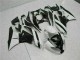 2009-2012 White Black Kawasaki ZX6R Motorcycle Replacement Fairings UK Factory 2009-2012 White Black Kawasaki ZX6R Motorcycle Replacement Fairings UK Factory