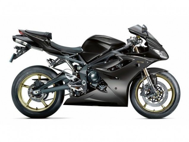 2009-2012 Black Triumph Daytona 675 Triple Bike Fairing UK Factory 2009-2012 Black Triumph Daytona 675 Triple Bike Fairing UK Factory