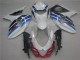 2009-2016 White Blue Suzuki GSXR1000 Replacement Fairings UK Factory 2009-2016 White Blue Suzuki GSXR1000 Replacement Fairings UK Factory