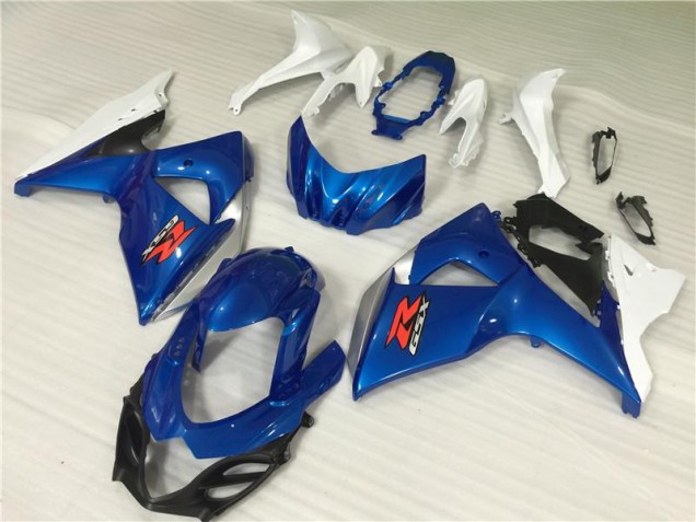 2009-2016 Blue White Suzuki GSXR1000 Motor Fairings UK Factory 2009-2016 Blue White Suzuki GSXR1000 Motor Fairings UK Factory