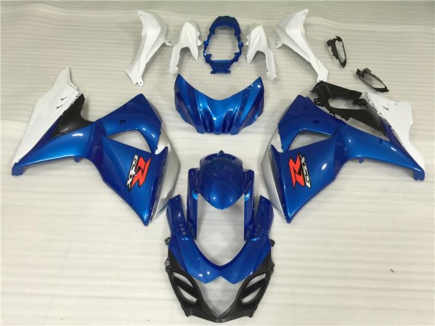 2009-2016 Blue White Suzuki GSXR1000 Motor Fairings UK Factory 2009-2016 Blue White Suzuki GSXR1000 Motor Fairings UK Factory
