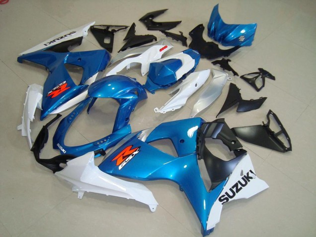 2009-2016 Blue and White OEM Style Suzuki GSXR 1000 K9 Motorcycle Bodywork UK Factory 2009-2016 Blue and White OEM Style Suzuki GSXR 1000 K9 Motorcycle Bodywork UK Factory