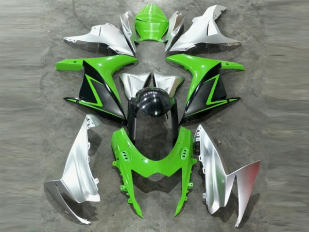 2011-2021 Green Silver Suzuki GSXR 600/750 Motor Fairings UK Factory