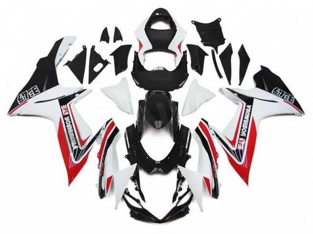 2011-2021 White Red Black Suzuki GSXR 600/750 Motorcycle Fairing Kit UK Factory 2011-2021 White Red Black Suzuki GSXR 600/750 Motorcycle Fairing Kit UK Factory