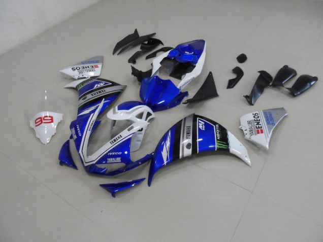 2012-2014 Blue White Yamaha YZF R1 Bike Fairing UK Factory 2012-2014 Blue White Yamaha YZF R1 Bike Fairing UK Factory