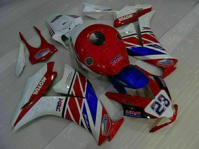 2012-2016 Red White Blue 23 Honda CBR1000RR Bike Fairing Kit UK Factory 2012-2016 Red White Blue 23 Honda CBR1000RR Bike Fairing Kit UK Factory