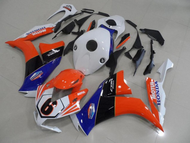 2012-2016 Orange White TT Legend Honda CBR1000RR Motorcylce Fairings UK Factory 2012-2016 Orange White TT Legend Honda CBR1000RR Motorcylce Fairings UK Factory