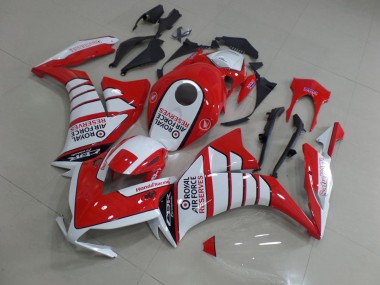 2012-2016 Red with White Wing Honda CBR1000RR Motorcycle Fairings UK Factory