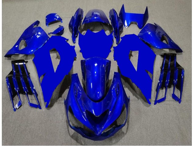 2012-2021 Blue Black Kawasaki ZX14R ZZR1400 Motor Fairings UK Factory 2012-2021 Blue Black Kawasaki ZX14R ZZR1400 Motor Fairings UK Factory