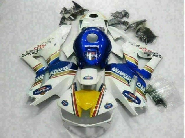 2013-2021 White Blue Honda CBR600RR Motorbike Fairings UK Factory 2013-2021 White Blue Honda CBR600RR Motorbike Fairings UK Factory