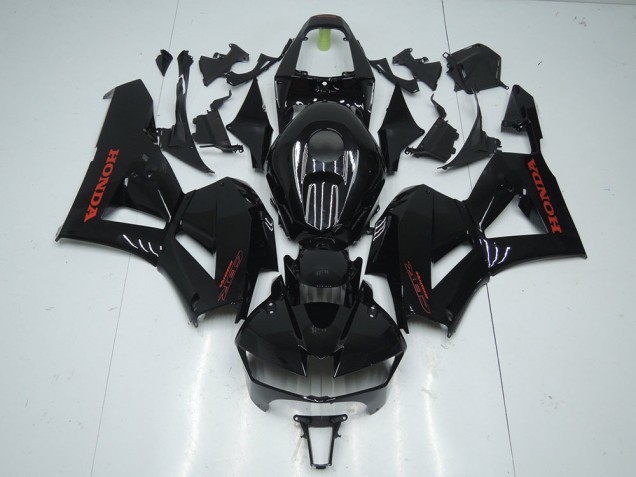 2013-2021 Glossy Black with Red Sticker Honda CBR600RR Motorcycle Fairings Kit UK Factory 2013-2021 Glossy Black with Red Sticker Honda CBR600RR Motorcycle Fairings Kit UK Factory